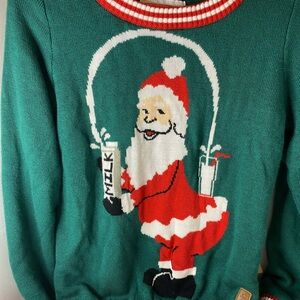 Tipsy Elves Red and Green Holiday Sweater